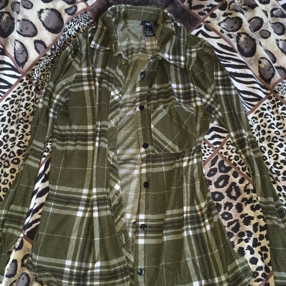 Green flannel